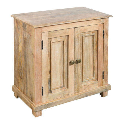 Drant Natural Mango Wood Storage Cabinet Drant Natural Mango Wood Storage Cabinet