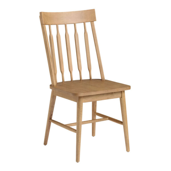 Emerson Brushed Golden Oak Farmhouse Dining Chair Set of 2