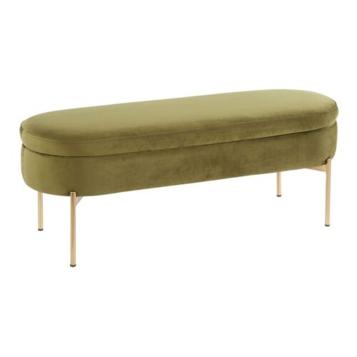 Maren Velvet Upholstered Storage Bench Maren Velvet Upholstered Storage Bench