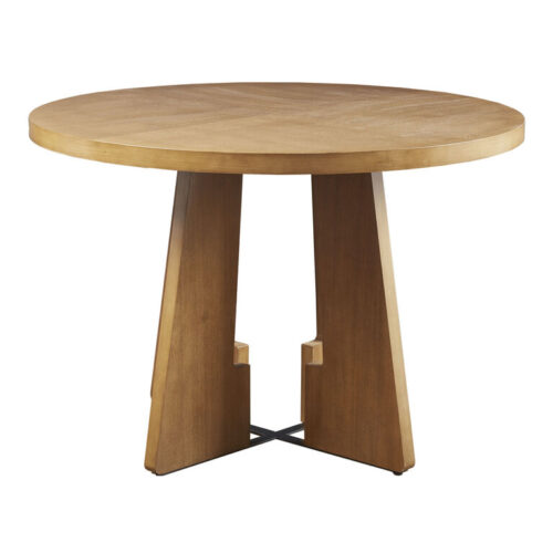 Mullen Round Wood X Base Dining Table Mullen Round Wood X Base Dining Table