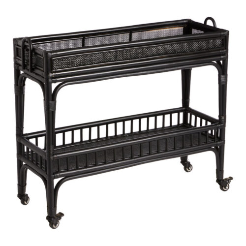 Rattan 2 Tier Bar Cart Rattan 2 Tier Bar Cart