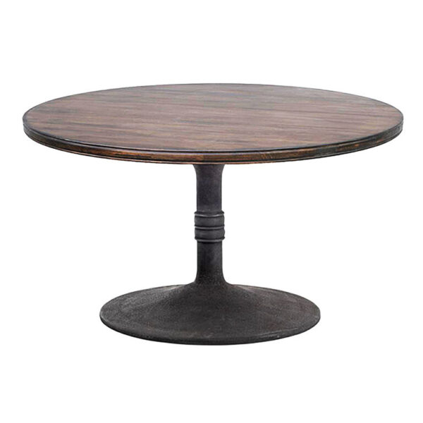 Sienna Round Reclaimed Pine and Iron Dining Table 42 Inch Sienna Round Reclaimed Pine and Iron Dining Table 42 Inch
