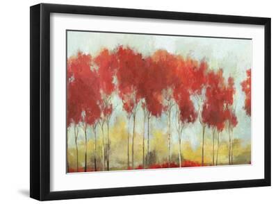 A Fall Day Breeze - Black Framed Art Print Wall Art, 18x12