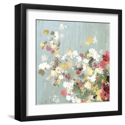 Abstract Bouquet I - Black Framed Art Print Wall Art, 12x12