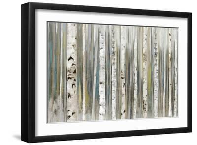 Birch Forest - Black Framed Art Print Wall Art, 18x12