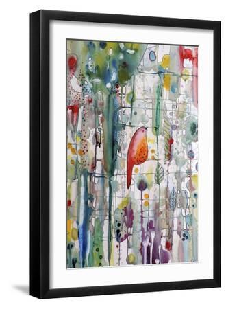 Cache Cache - Black Framed Art Print Wall Art, 12x18