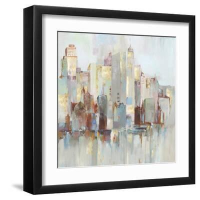City Escape I - Black Framed Art Print Wall Art, 12x12