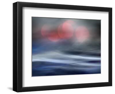 Foggy Nights, Many Moons - Black Framed Art Print Wall Art, 12x9 Foggy Nights, Many Moons - Black Framed Art Print Wall Art, 12x9