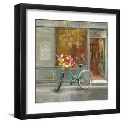 French Flowershop v2 - Black Framed Art Print Wall Art, 12x12