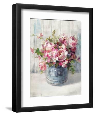 Garden Blooms I - Black Framed Art Print Wall Art, 9x12