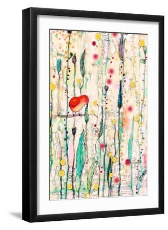 Grandir Ii - Black Framed Art Print Wall Art, 12x18