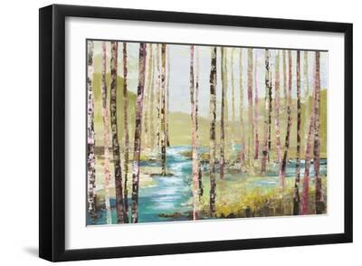 Group of Birch - Black Framed Art Print Wall Art, 18x12