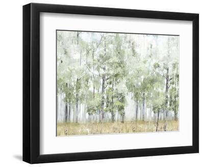 Into the Forest Light - Black Framed Art Print Wall Art, 12x9