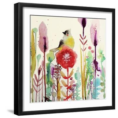 La Grace Du Moment - Black Framed Art Print Wall Art, 16x16