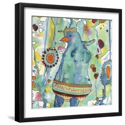 Ma Poule - Black Framed Art Print Wall Art, 16x16 Ma Poule - Black Framed Art Print Wall Art, 16x16