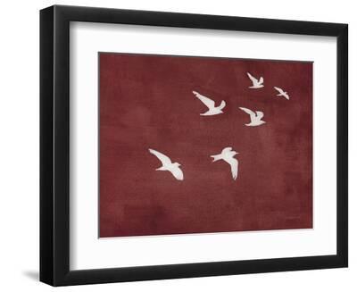 Murmuration - Black Framed Art Print Wall Art, 12x9