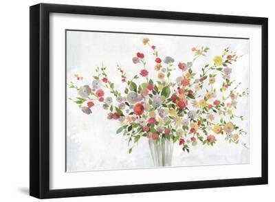 New spring bouquette - Black Framed Art Print Wall Art, 18x12