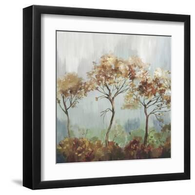 Orange Stillness - Black Framed Art Print Wall Art, 12x12