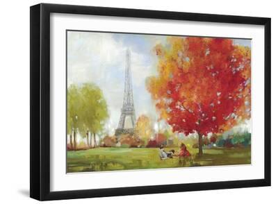 Paris Field - Black Framed Art Print Wall Art, 18x12