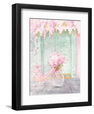 Pastel Paris I - Black Framed Art Print Wall Art, 9x12