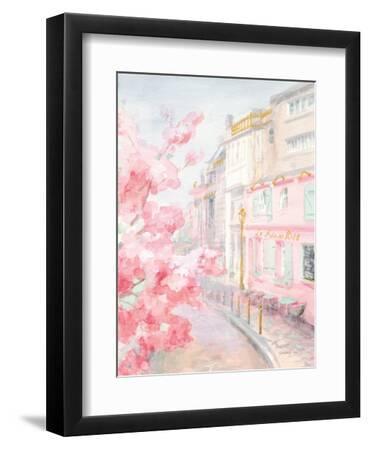 Pastel Paris II - Black Framed Art Print Wall Art, 9x12