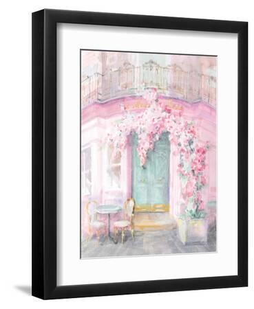 Pastel Paris IV - Black Framed Art Print Wall Art, 9x12