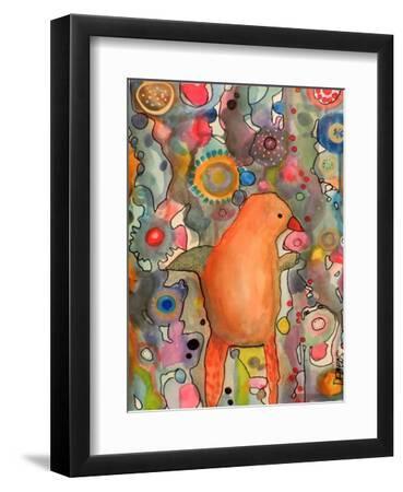 Primerose - Black Framed Art Print Wall Art, 9x12