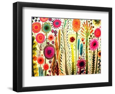 Printemps - Black Framed Art Print Wall Art, 12x9