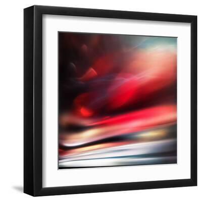 Red - Black Framed Art Print Wall Art, 12x12