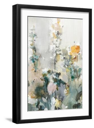 Rustic Garden Neutral V - Black Framed Art Print Wall Art, 12x18