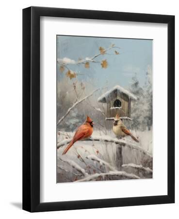 Seasons I - Black Framed Art Print Wall Art, 9x12