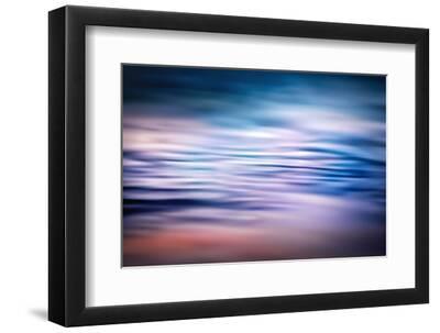 Shimmer on the Lake - Black Framed Art Print Wall Art, 12x8