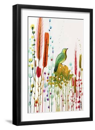 Si Pres Du Ciel - Black Framed Art Print Wall Art, 12x18