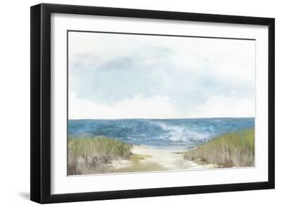 Sunny Beach II - Black Framed Art Print Wall Art, 18x12