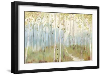 Sunny Forest - Black Framed Art Print Wall Art, 18x12