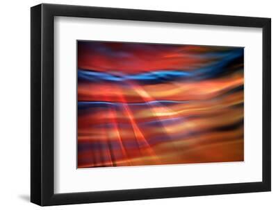 Sunrise - Black Framed Art Print Wall Art, 12x8
