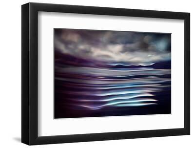 The Mainland - Black Framed Art Print Wall Art, 12x8