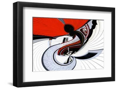 The Victorian - Black Framed Art Print Wall Art, 12x8