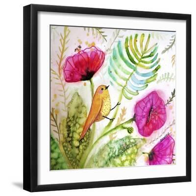 Tropicoco - Black Framed Art Print Wall Art, 16x16