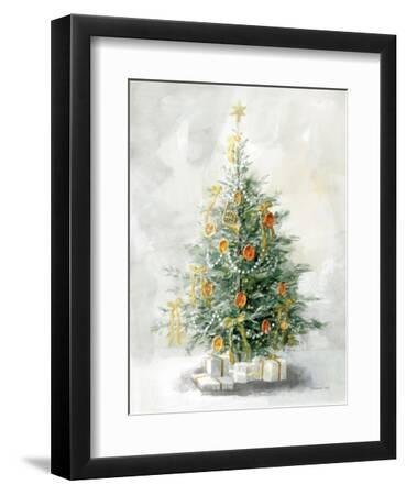 Vintage Holiday II - Black Framed Art Print Wall Art, 9x12