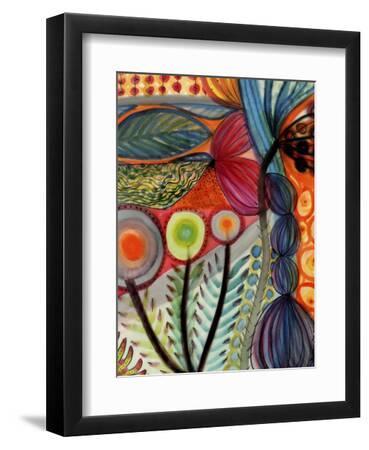 Vivaces - Black Framed Art Print Wall Art, 9x12