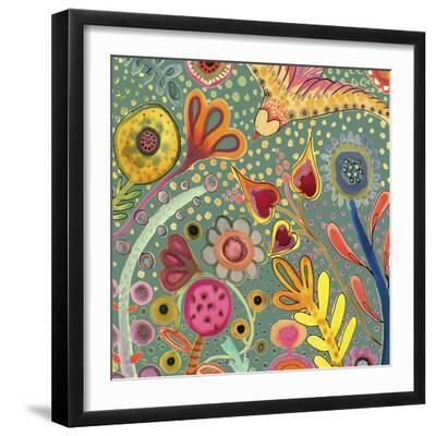 Vivifiant - Black Framed Art Print Wall Art, 16x16