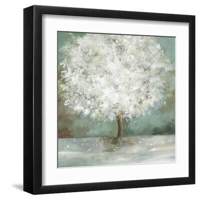 White Tree - Black Framed Art Print Wall Art, 12x12 White Tree - Black Framed Art Print Wall Art, 12x12