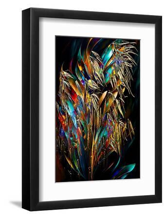 Wonderful Grasses - Black Framed Art Print Wall Art, 8x12